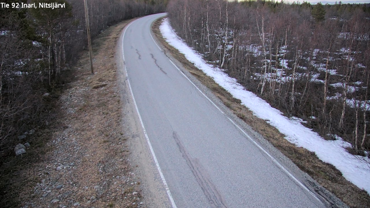 Kelikamerat Kuva Tie 92 Inari, Nitsijärvi, Inari, Lappi