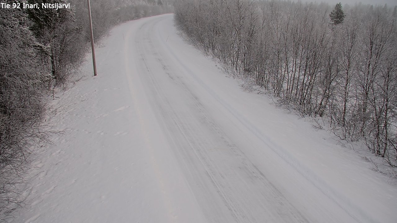 Kelikamerat Kuva Tie 92 Inari, Nitsijärvi, Inari, Lappi