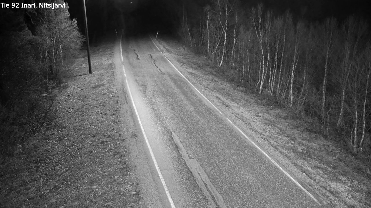 Kelikamerat Kuva Tie 92 Inari, Nitsijärvi, Inari, Lappi