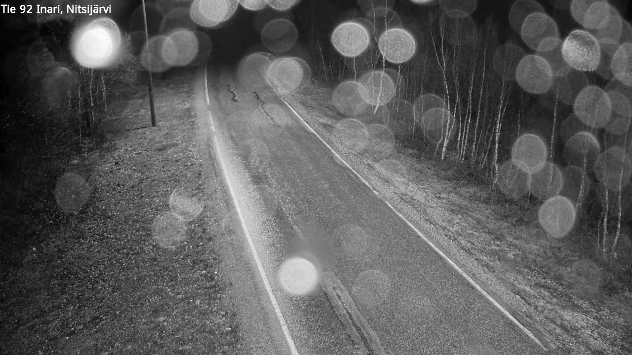 Kelikamerat Kuva Tie 92 Inari, Nitsijärvi, Inari, Lappi