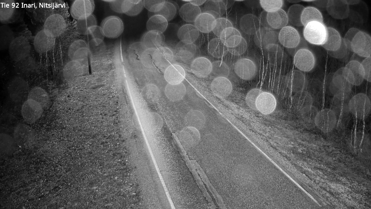Kelikamerat Kuva Tie 92 Inari, Nitsijärvi, Inari, Lappi