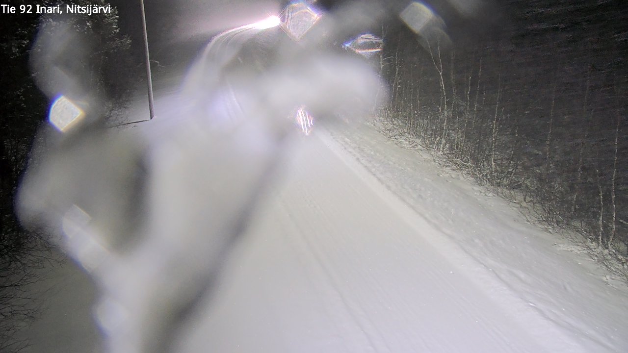 Weather Camera Image Road 92 Inari, Nitsijärvi, Inari, Lappi
