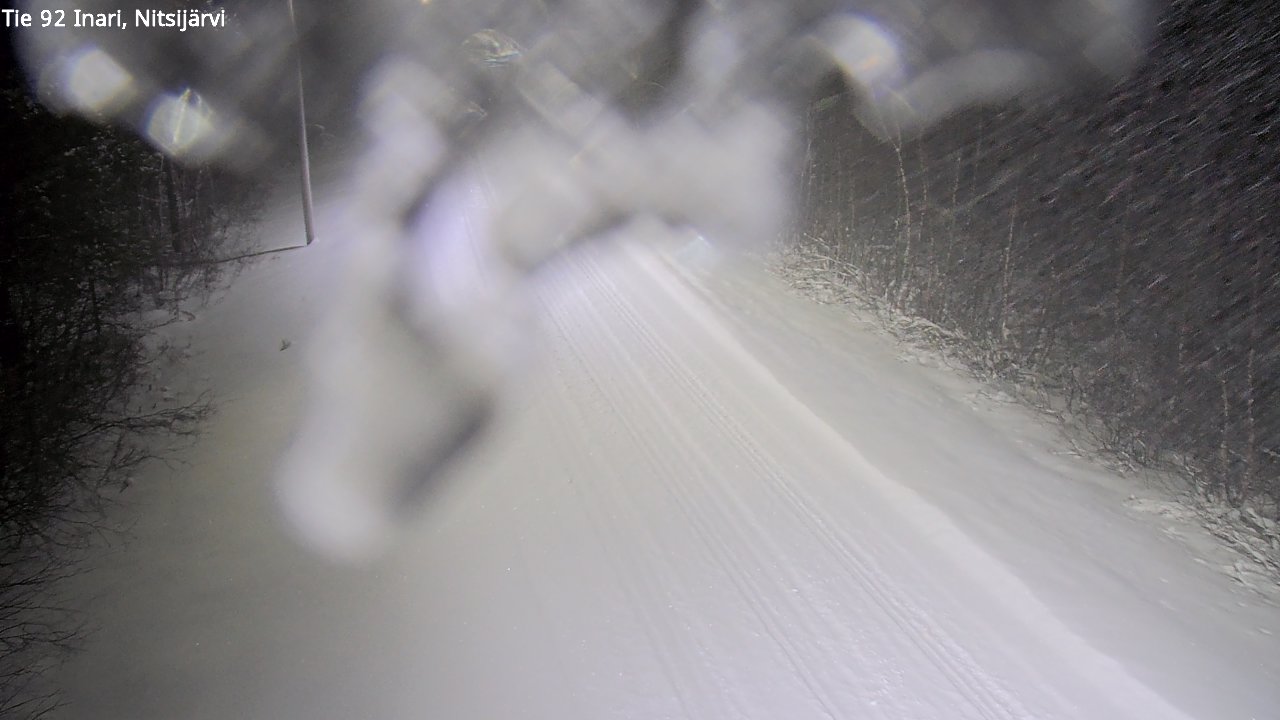 Weather Camera Image Road 92 Inari, Nitsijärvi, Inari, Lappi