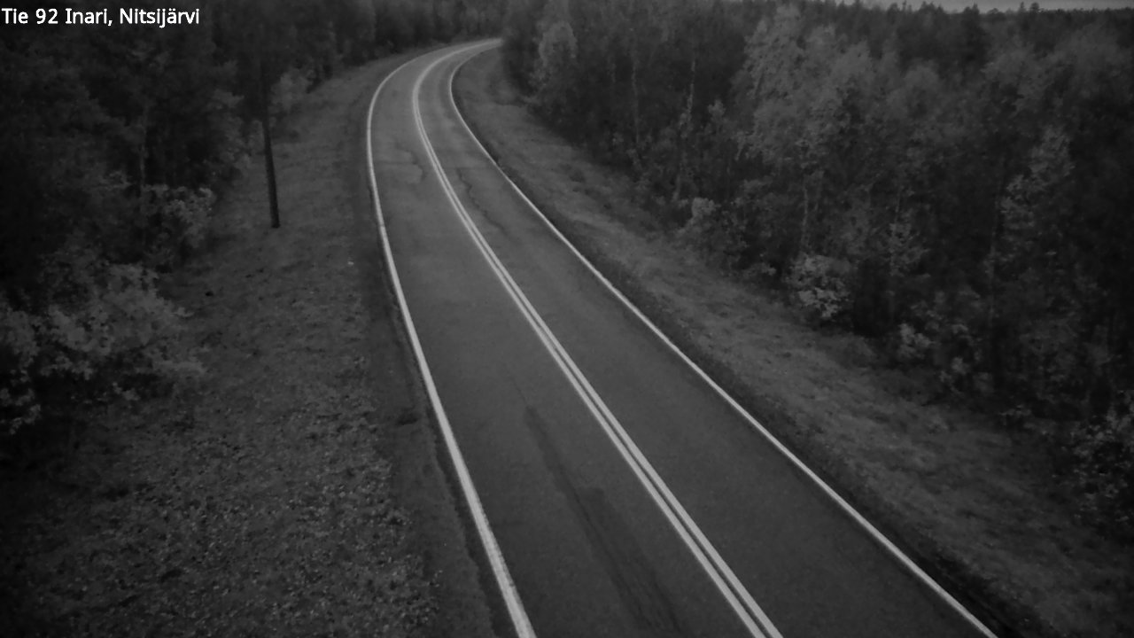 Kelikamerat Kuva Tie 92 Inari, Nitsijärvi, Inari, Lappi