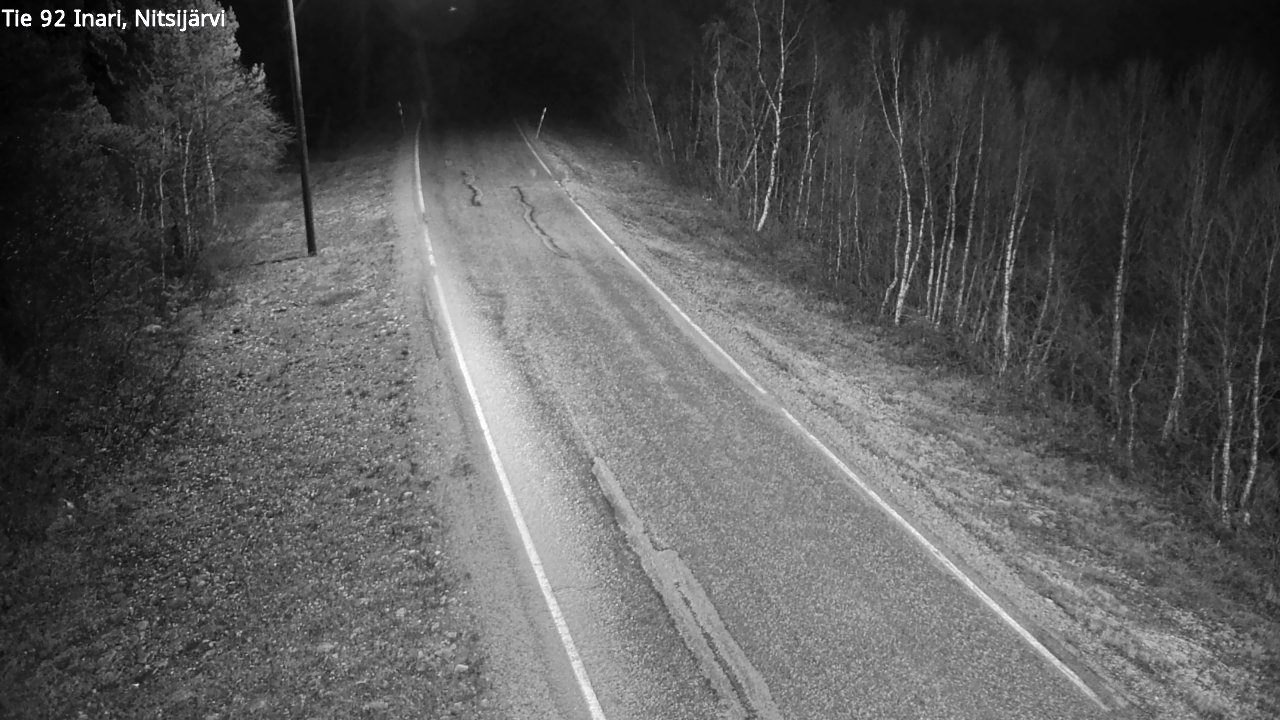 Kelikamerat Kuva Tie 92 Inari, Nitsijärvi, Inari, Lappi