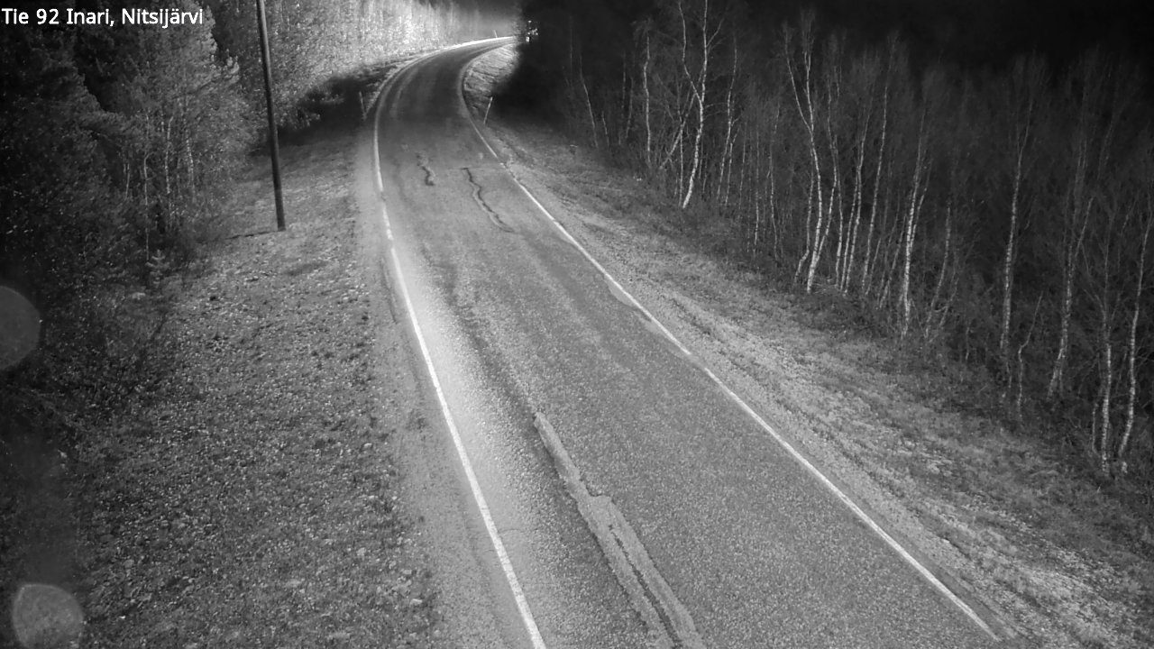 Kelikamerat Kuva Tie 92 Inari, Nitsijärvi, Inari, Lappi