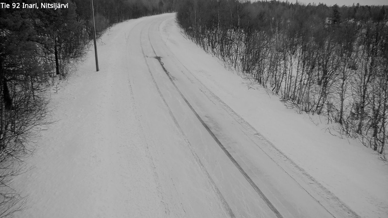 Kelikamerat Kuva Tie 92 Inari, Nitsijärvi, Inari, Lappi