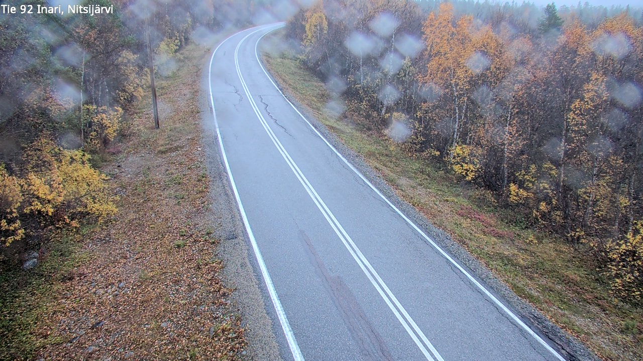Kelikamerat Kuva Tie 92 Inari, Nitsijärvi, Inari, Lappi