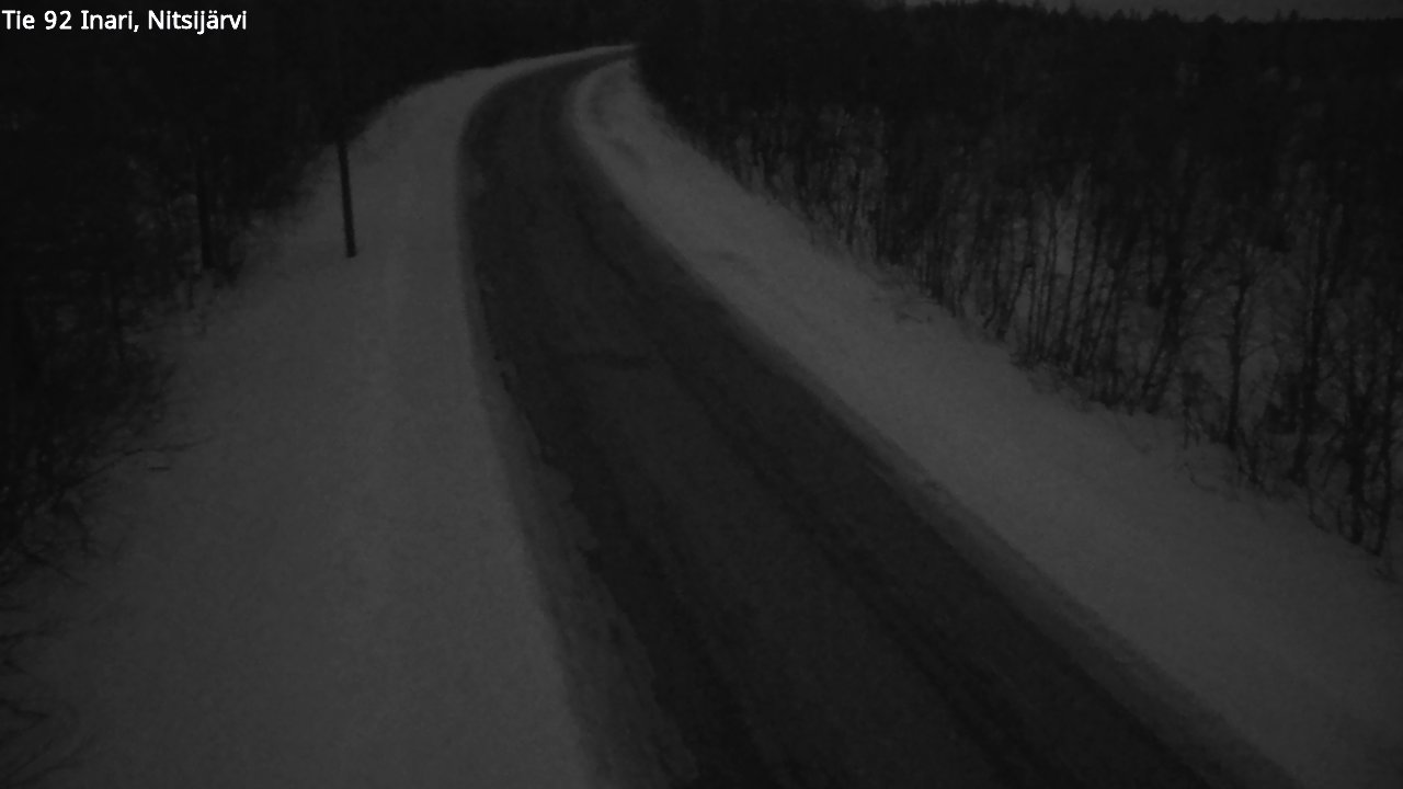 Kelikamerat Kuva Tie 92 Inari, Nitsijärvi, Inari, Lappi