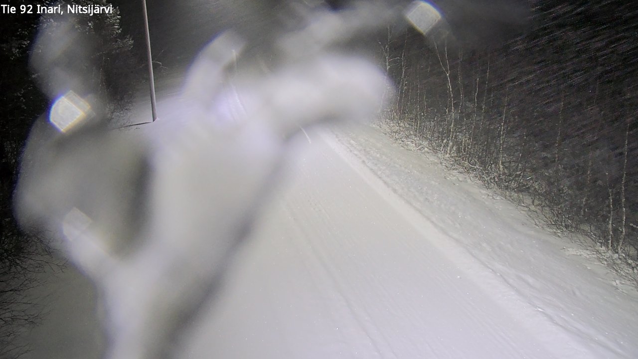 Weather Camera Image Road 92 Inari, Nitsijärvi, Inari, Lappi