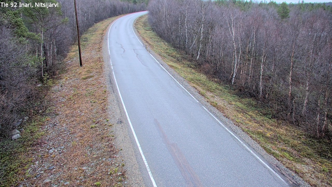 Kelikamerat Kuva Tie 92 Inari, Nitsijärvi, Inari, Lappi