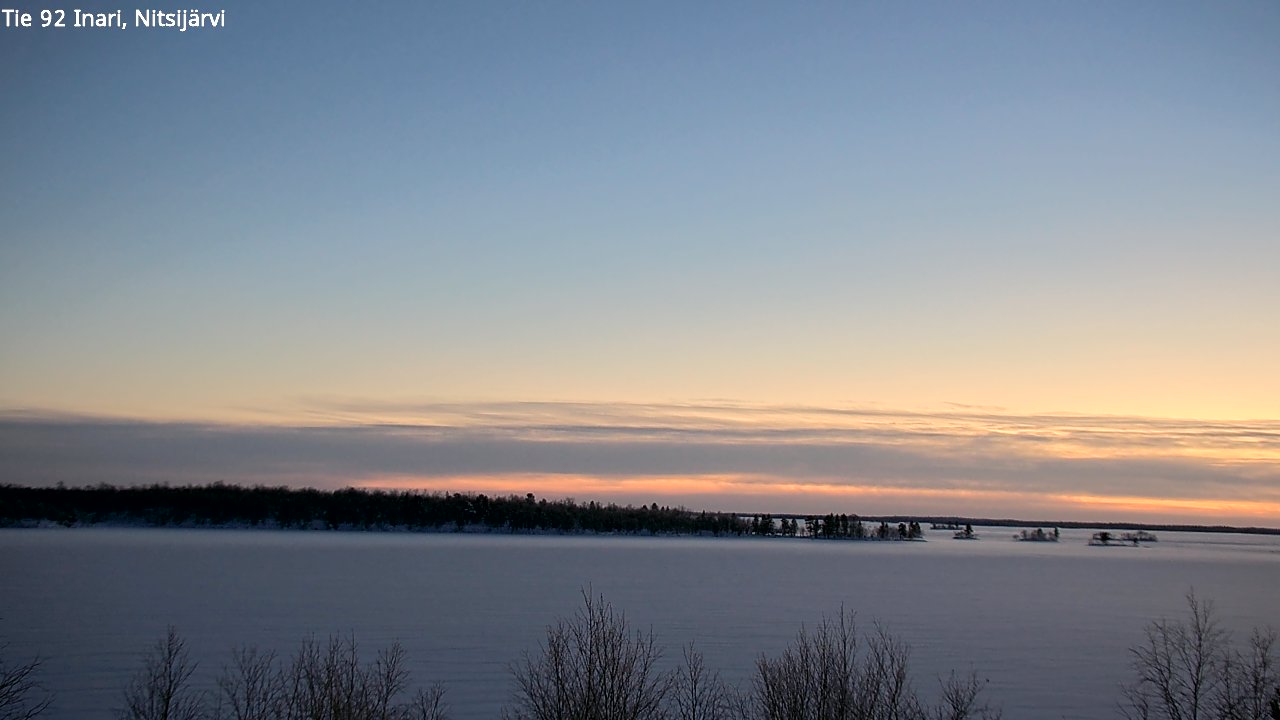 Weather Camera Image Road 92 Inari, Nitsijärvi, Inari, Lappi