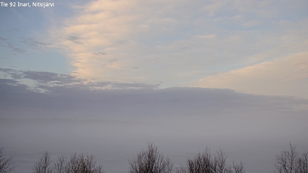 Weather Camera Image Väg 92 Enare, Nitsijärvi, Inari, Lappi