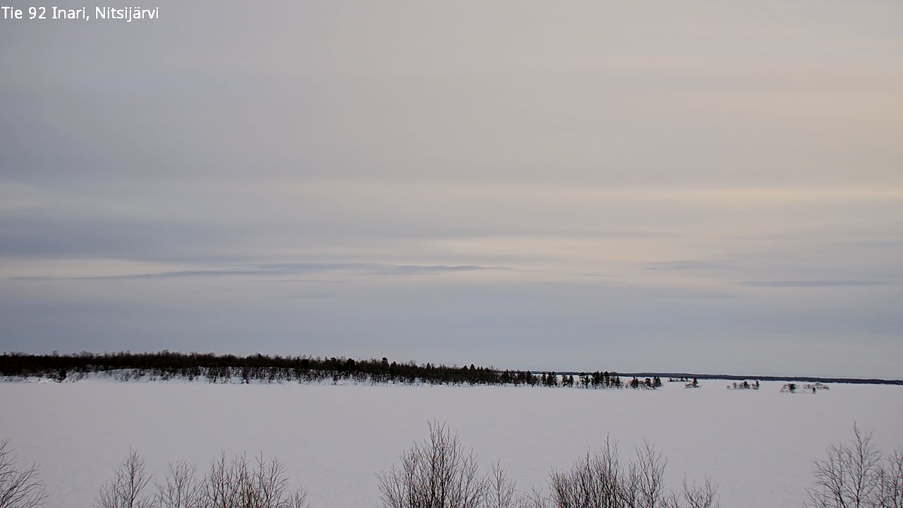 Kelikamerat Kuva Tie 92 Inari, Nitsijärvi, Inari, Lappi