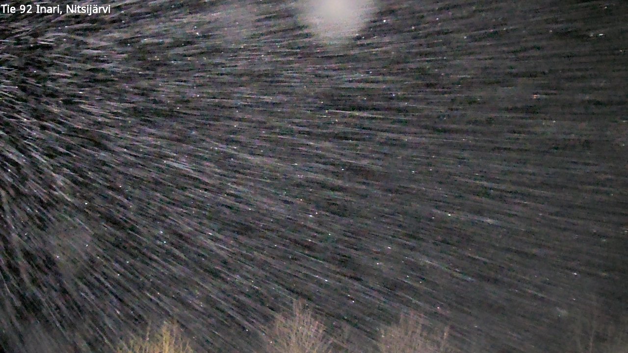 Kelikamerat Kuva Tie 92 Inari, Nitsijärvi, Inari, Lappi