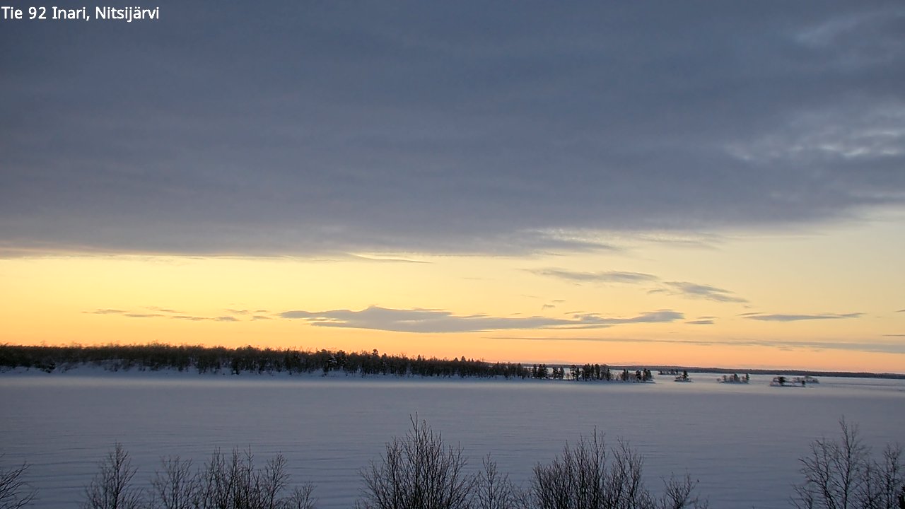 Weather Camera Image Road 92 Inari, Nitsijärvi, Inari, Lappi