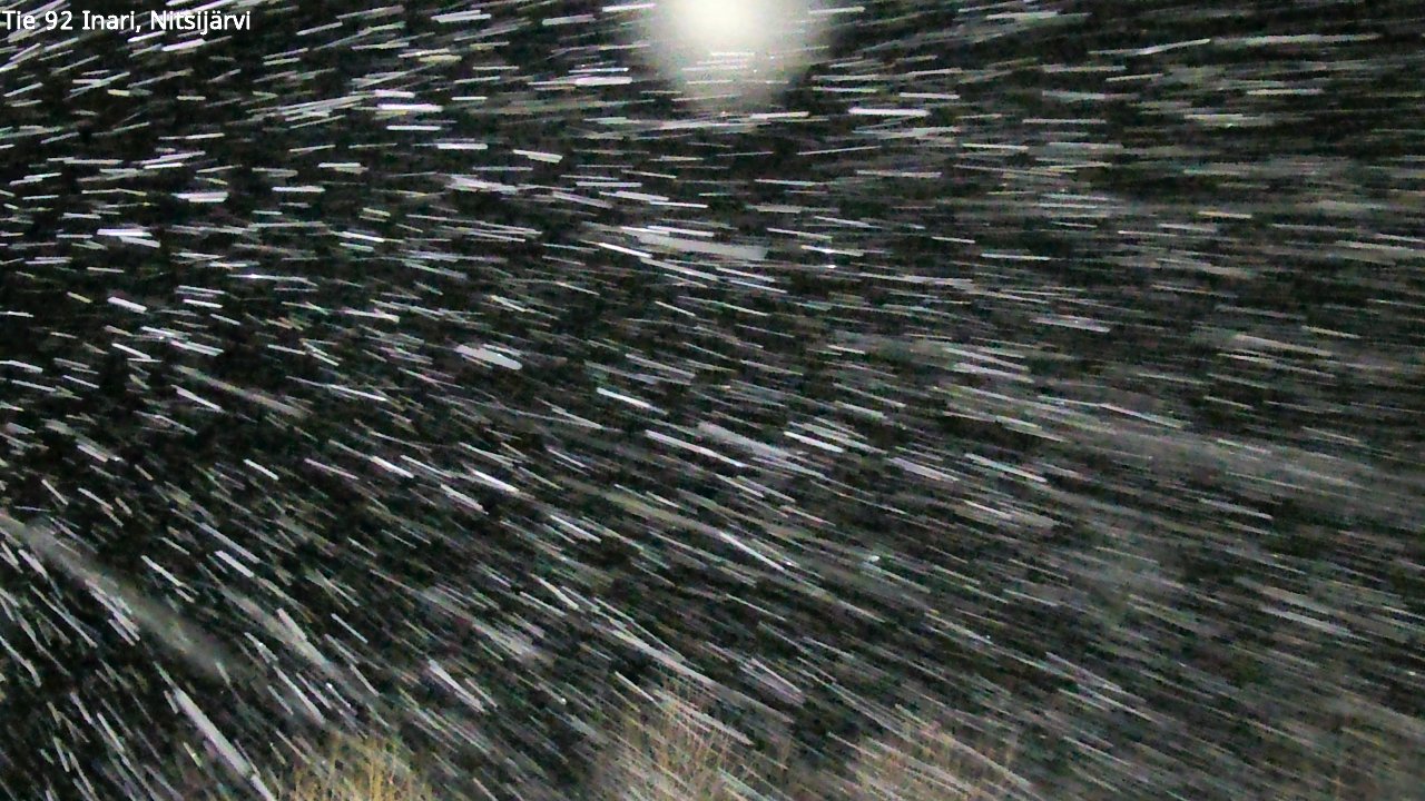 Kelikamerat Kuva Tie 92 Inari, Nitsijärvi, Inari, Lappi