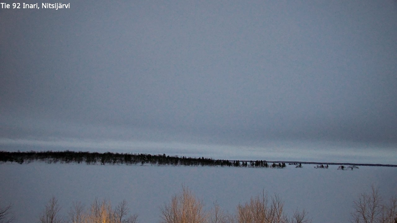 Kelikamerat Kuva Tie 92 Inari, Nitsijärvi, Inari, Lappi