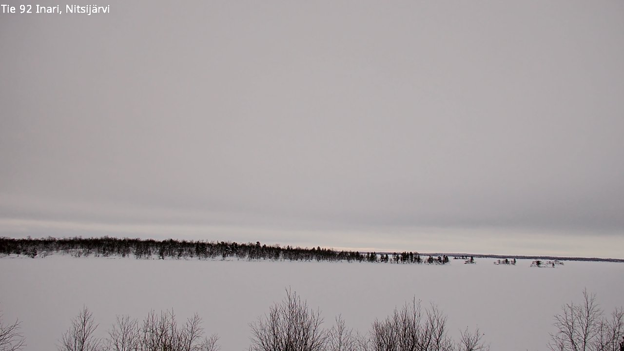 Kelikamerat Kuva Tie 92 Inari, Nitsijärvi, Inari, Lappi