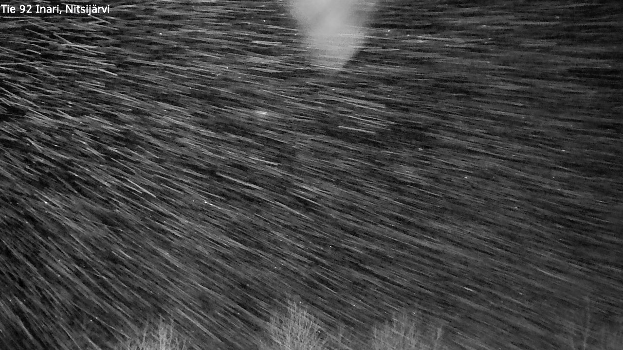 Kelikamerat Kuva Tie 92 Inari, Nitsijärvi, Inari, Lappi