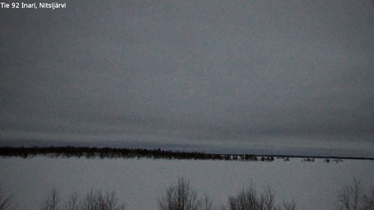 Kelikamerat Kuva Tie 92 Inari, Nitsijärvi, Inari, Lappi