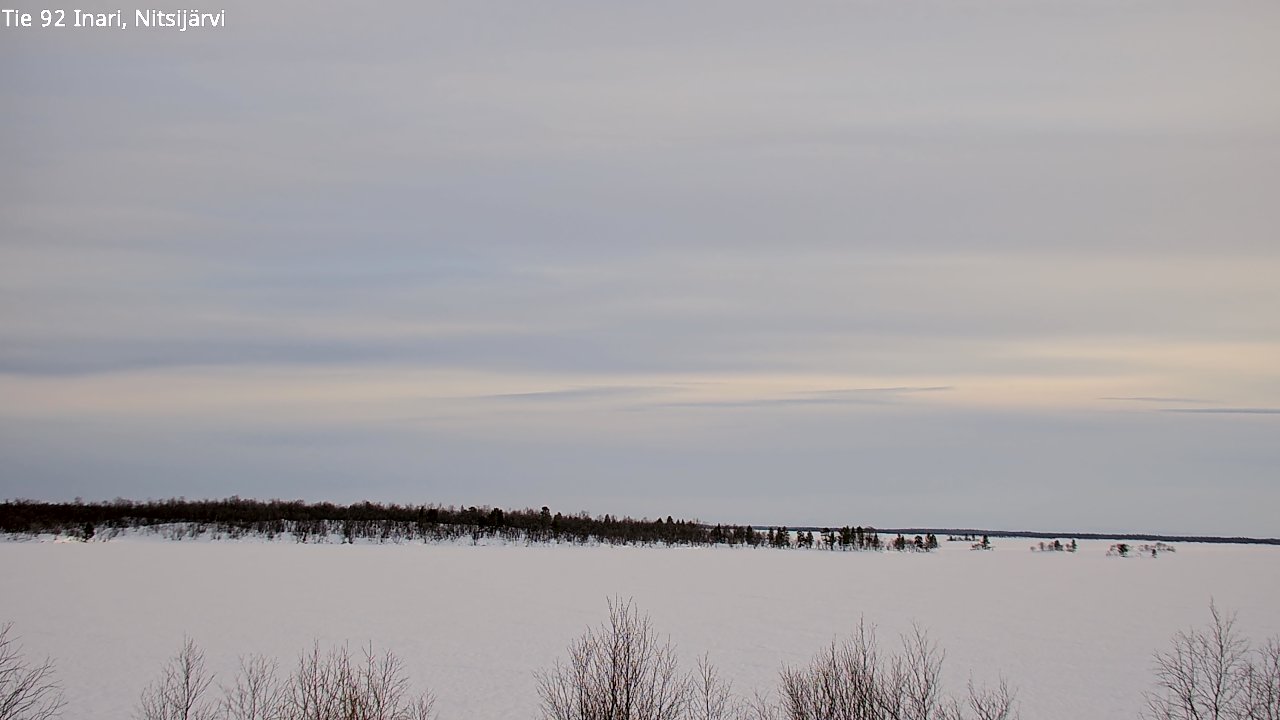 Kelikamerat Kuva Tie 92 Inari, Nitsijärvi, Inari, Lappi