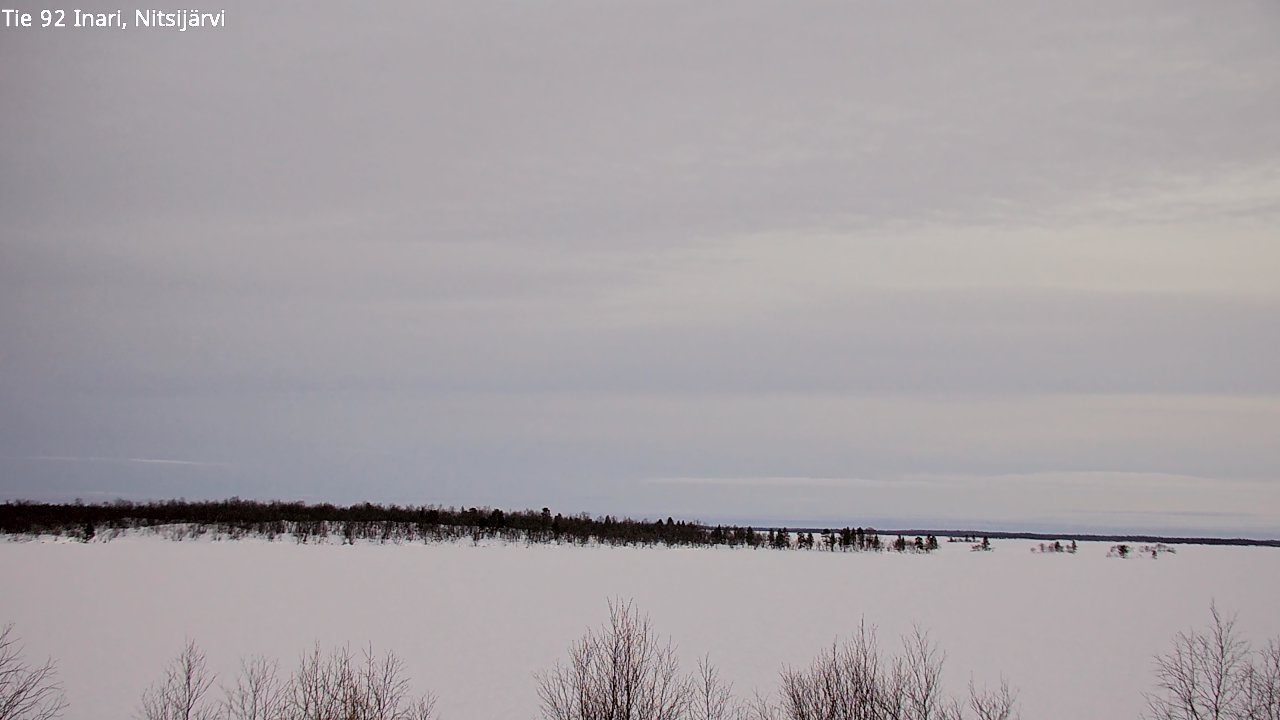 Kelikamerat Kuva Tie 92 Inari, Nitsijärvi, Inari, Lappi