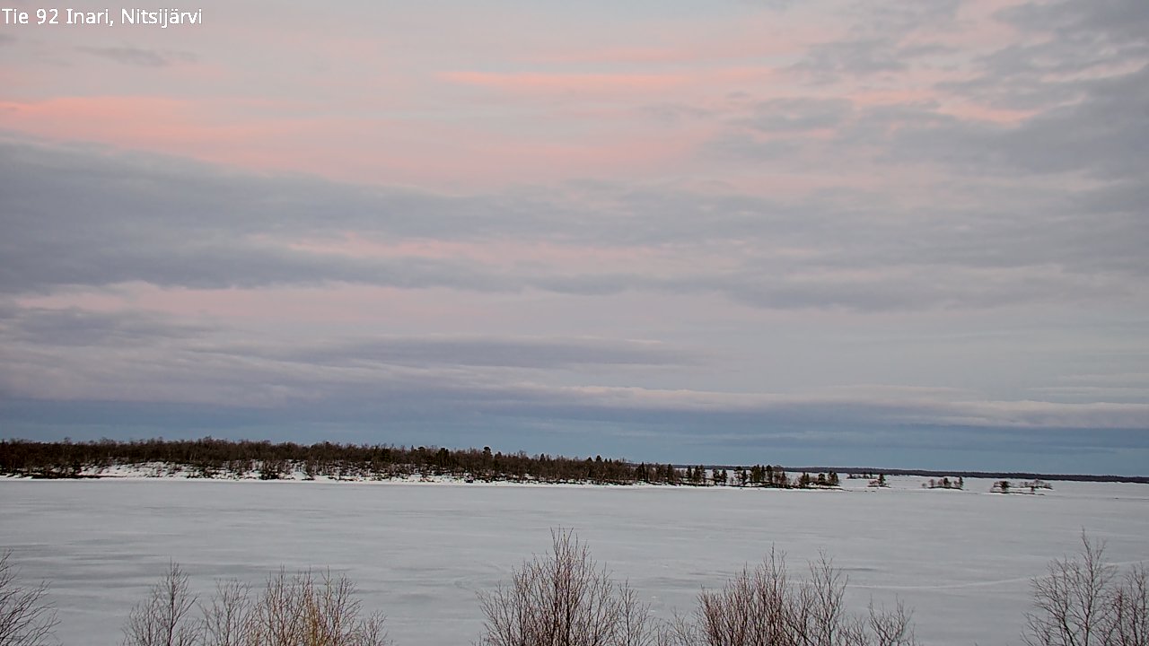 Kelikamerat Kuva Tie 92 Inari, Nitsijärvi, Inari, Lappi