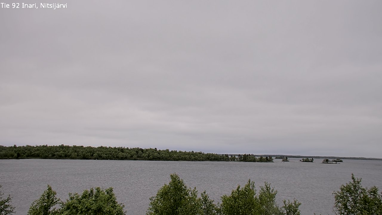 Weather Camera Image Väg 92 Enare, Nitsijärvi, Inari, Lappi
