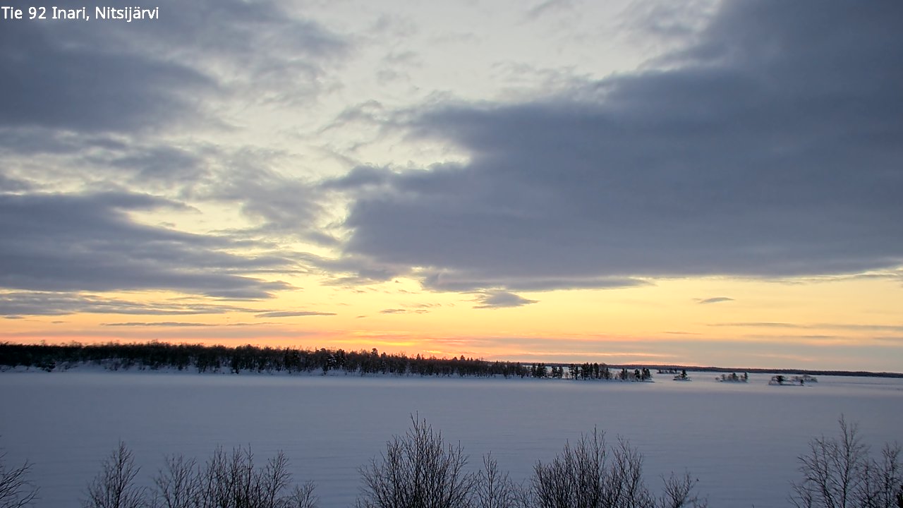 Weather Camera Image Road 92 Inari, Nitsijärvi, Inari, Lappi
