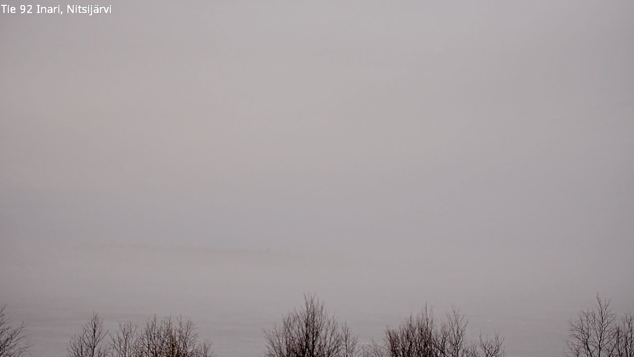 Weather Camera Image Väg 92 Enare, Nitsijärvi, Inari, Lappi