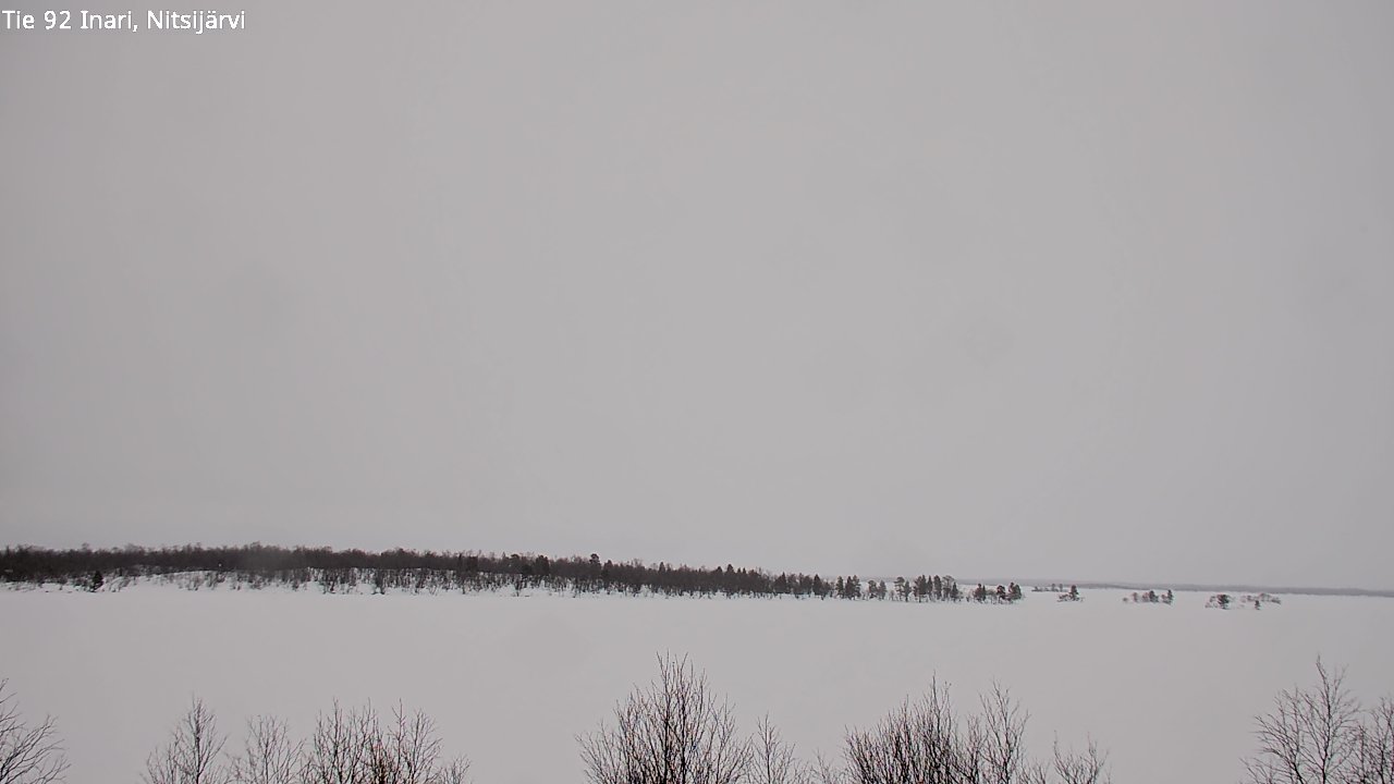 Kelikamerat Kuva Tie 92 Inari, Nitsijärvi, Inari, Lappi