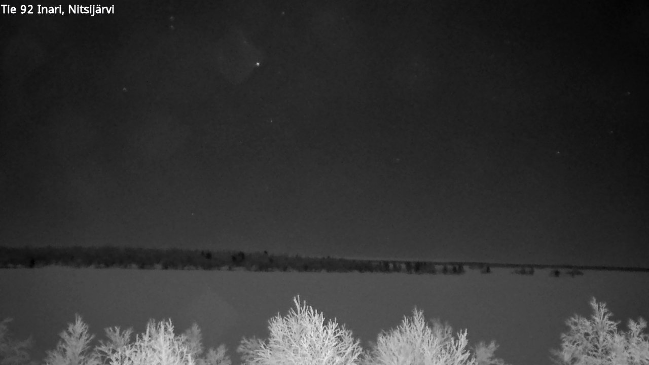 Kelikamerat Kuva Tie 92 Inari, Nitsijärvi, Inari, Lappi