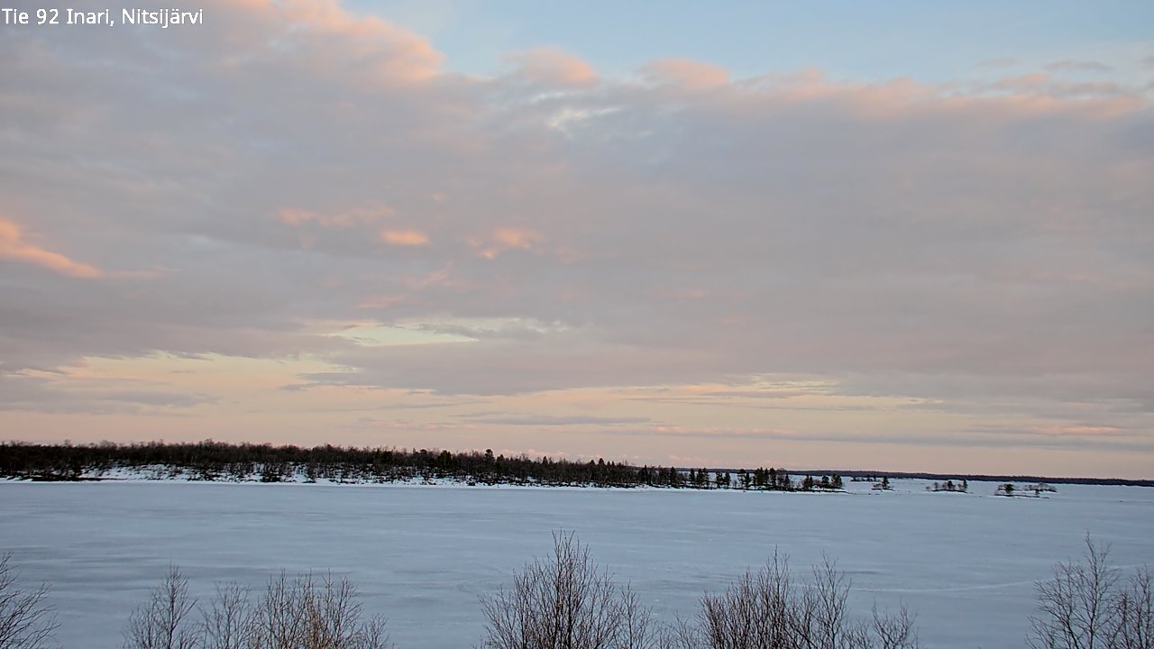 Kelikamerat Kuva Tie 92 Inari, Nitsijärvi, Inari, Lappi