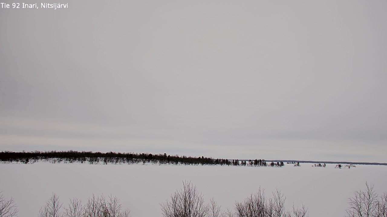 Kelikamerat Kuva Tie 92 Inari, Nitsijärvi, Inari, Lappi