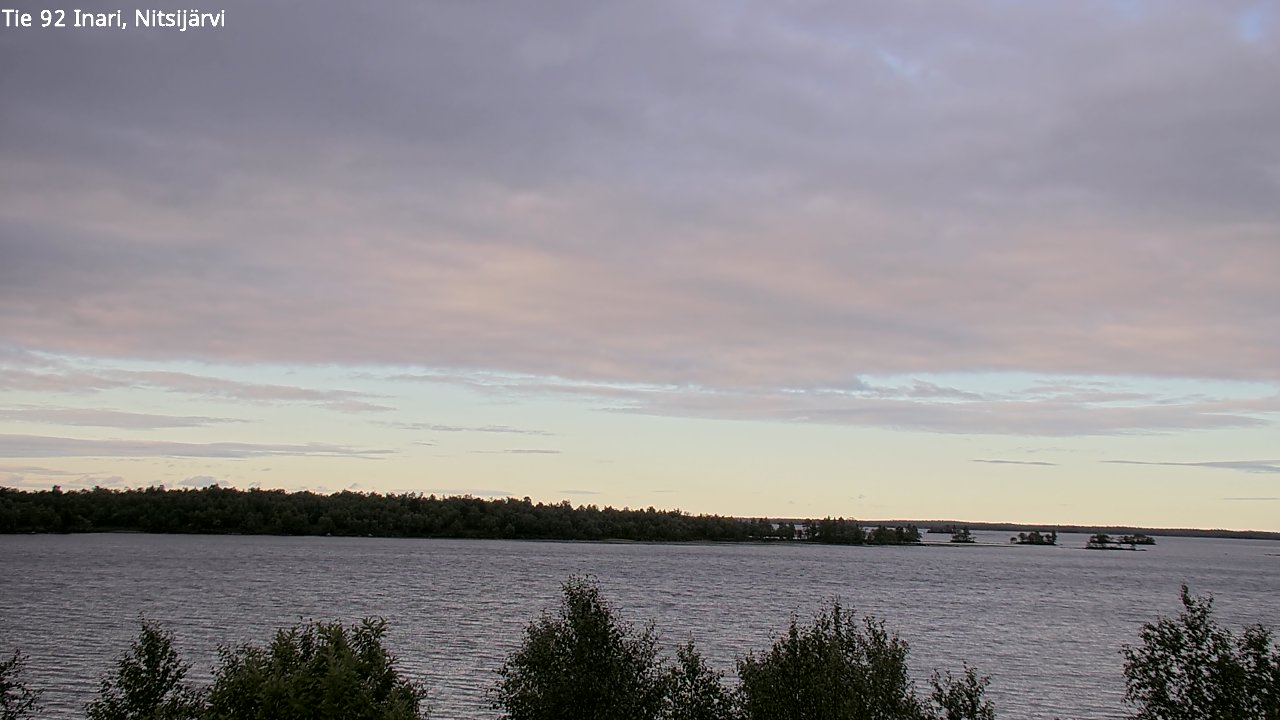 Weather Camera Image Road 92 Inari, Nitsijärvi, Inari, Lappi