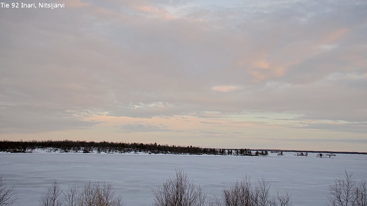 Kelikamerat Kuva Tie 92 Inari, Nitsijärvi, Inari, Lappi