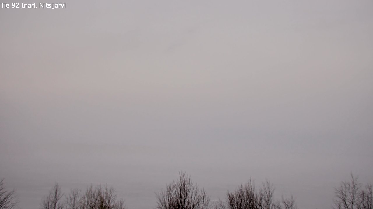 Weather Camera Image Väg 92 Enare, Nitsijärvi, Inari, Lappi