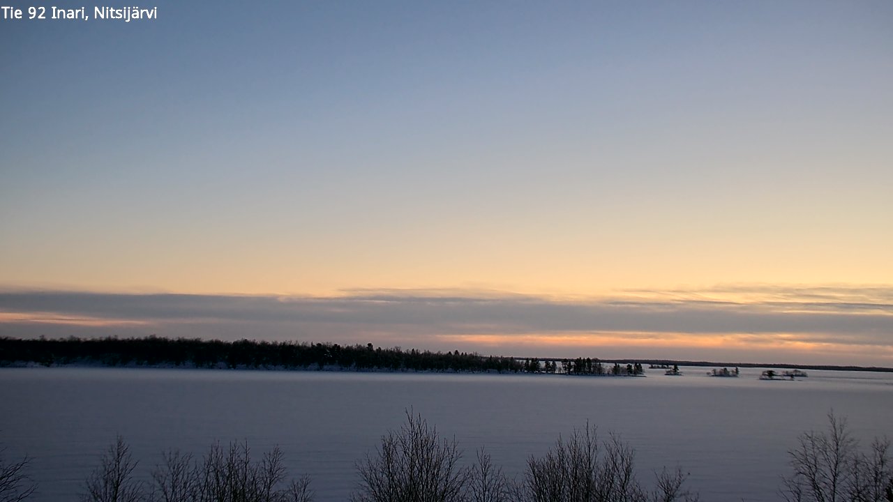 Weather Camera Image Road 92 Inari, Nitsijärvi, Inari, Lappi