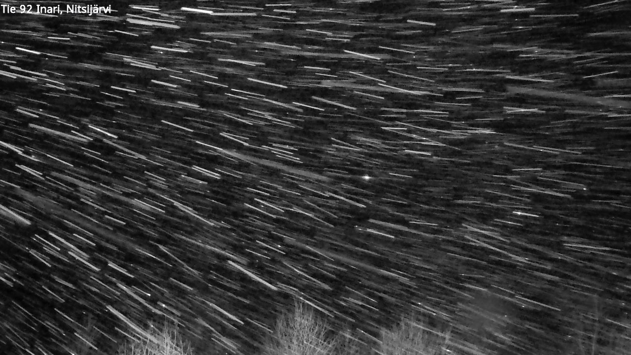 Kelikamerat Kuva Tie 92 Inari, Nitsijärvi, Inari, Lappi