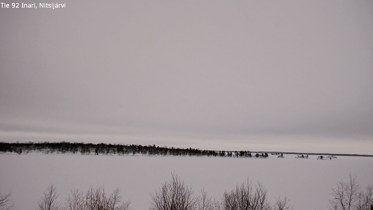 Kelikamerat Kuva Tie 92 Inari, Nitsijärvi, Inari, Lappi