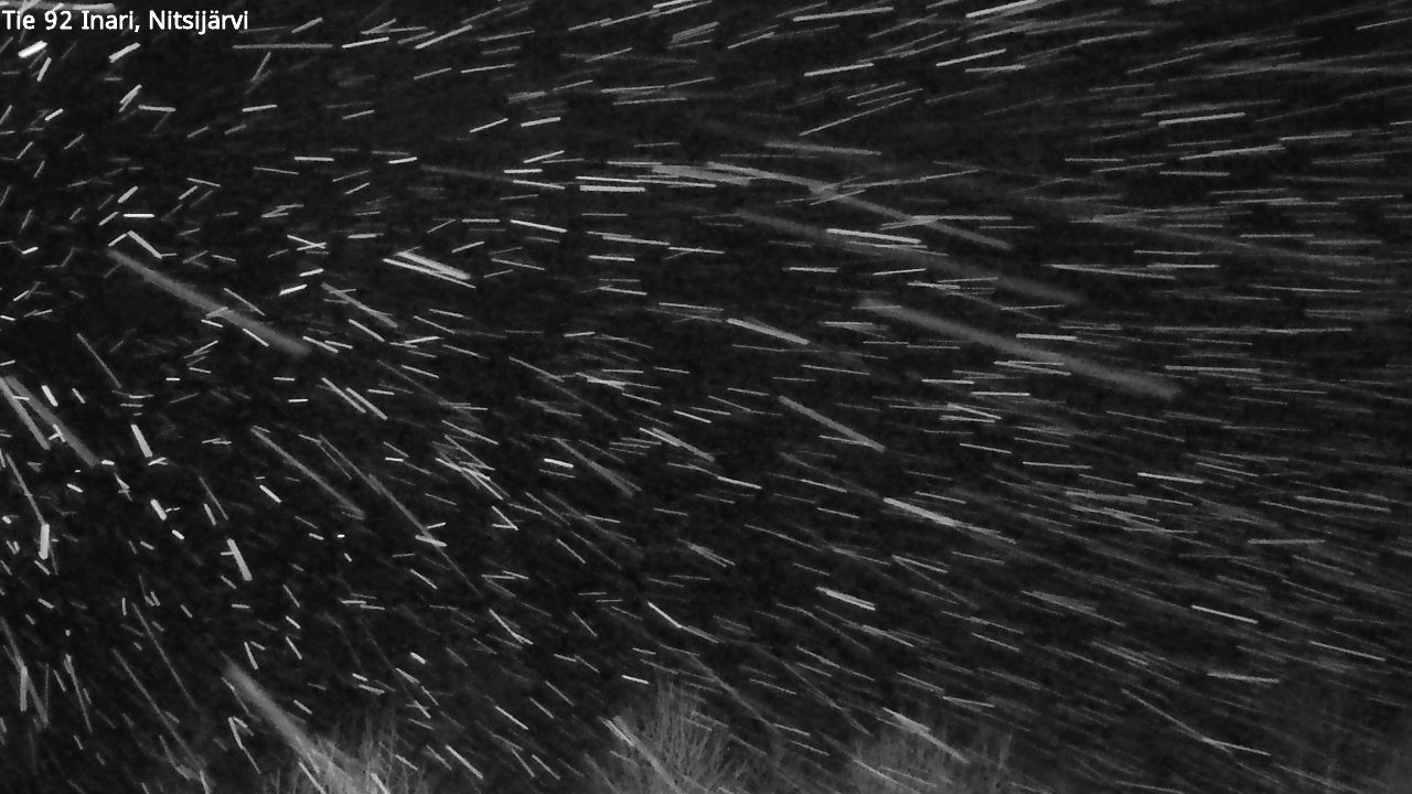 Kelikamerat Kuva Tie 92 Inari, Nitsijärvi, Inari, Lappi