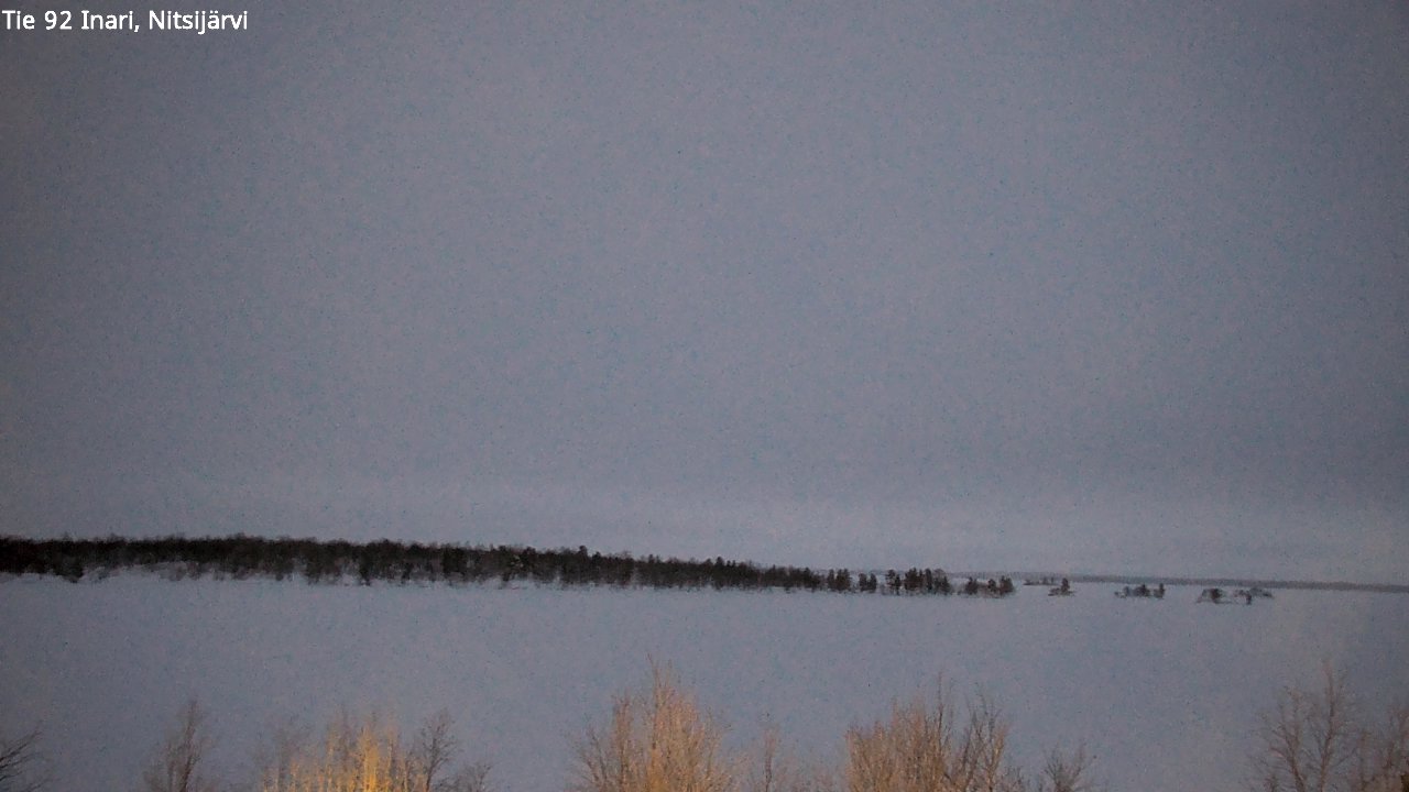 Kelikamerat Kuva Tie 92 Inari, Nitsijärvi, Inari, Lappi