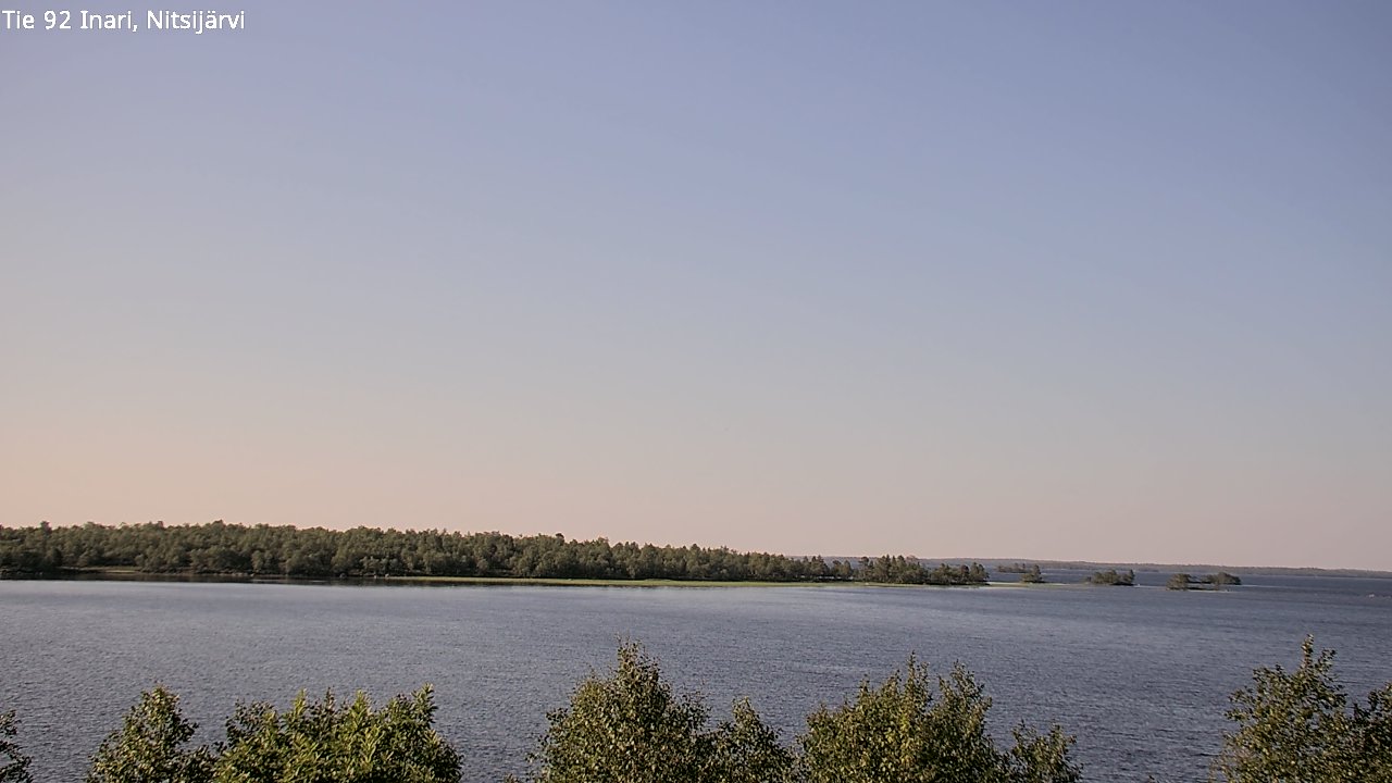 Weather Camera Image Väg 92 Enare, Nitsijärvi, Inari, Lappi