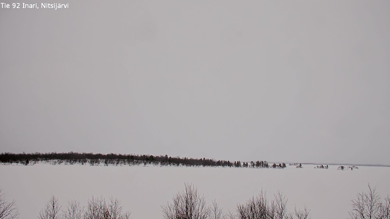 Kelikamerat Kuva Tie 92 Inari, Nitsijärvi, Inari, Lappi