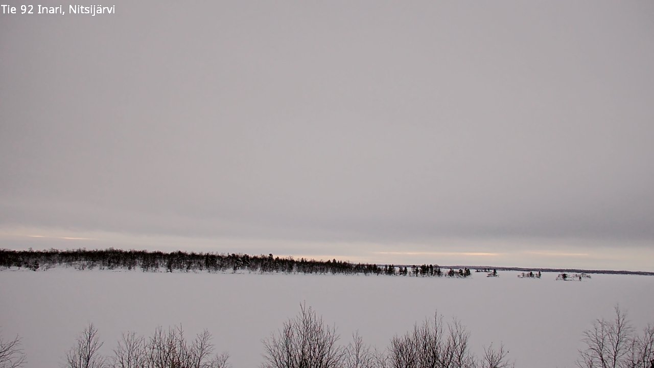 Kelikamerat Kuva Tie 92 Inari, Nitsijärvi, Inari, Lappi