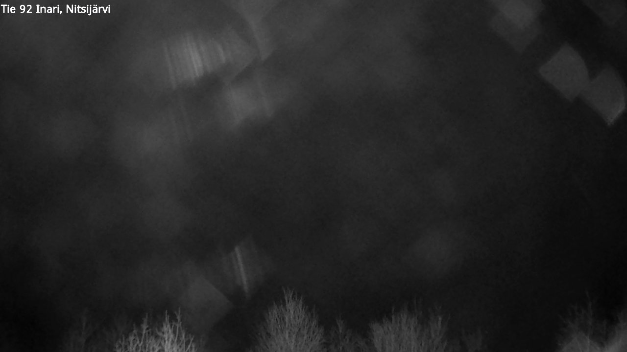 Weather Camera Image Road 92 Inari, Nitsijärvi, Inari, Lappi