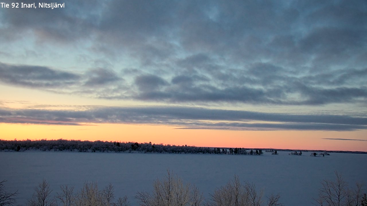 Kelikamerat Kuva Tie 92 Inari, Nitsijärvi, Inari, Lappi