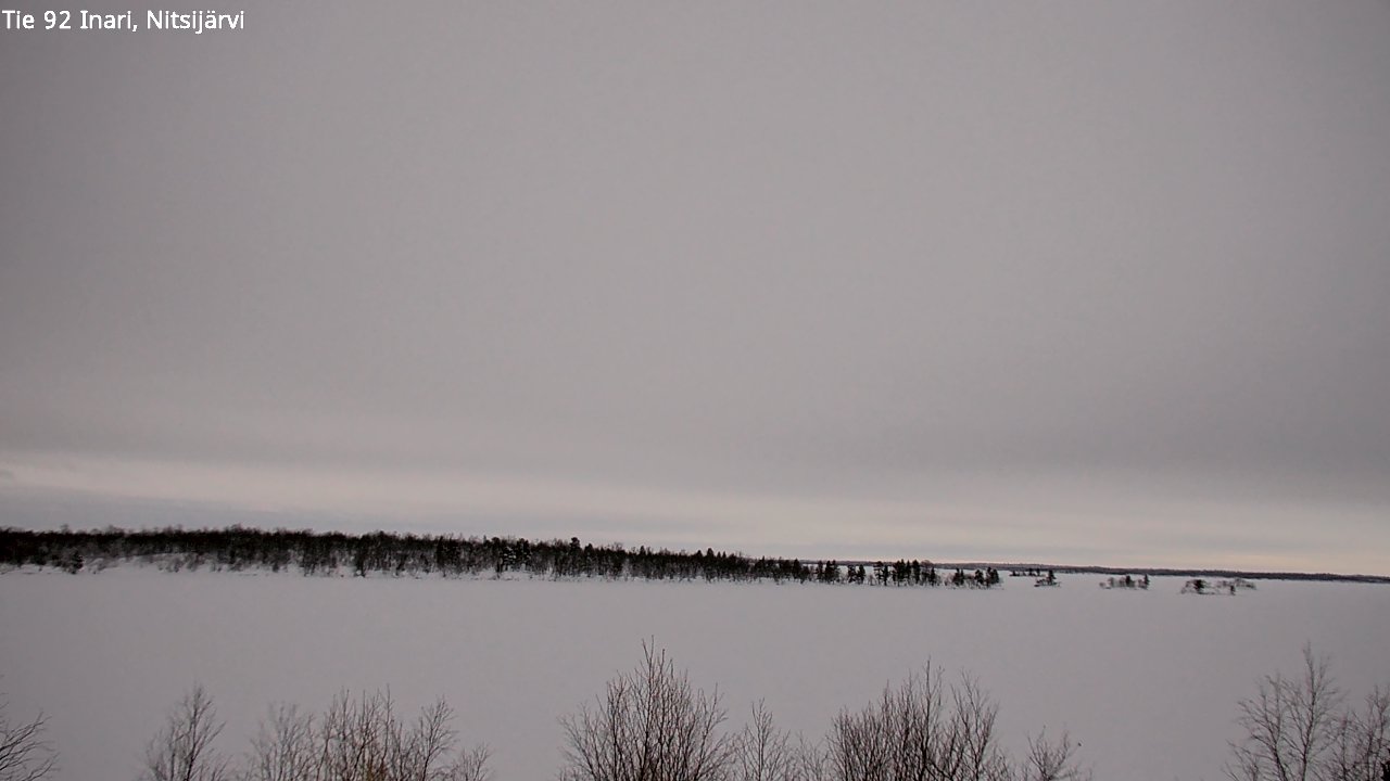 Kelikamerat Kuva Tie 92 Inari, Nitsijärvi, Inari, Lappi