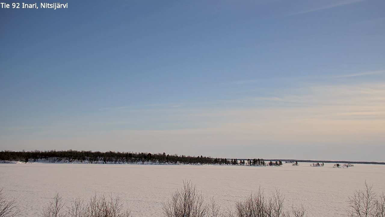 Kelikamerat Kuva Tie 92 Inari, Nitsijärvi, Inari, Lappi